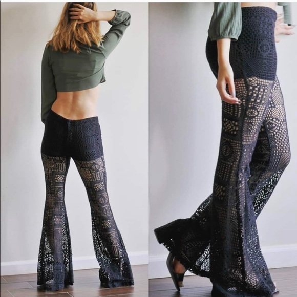 Festival crochet flare pants - Picture 2 of 3